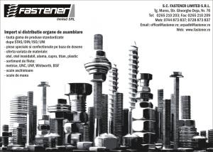 Organe de asamblare standardizate si non-standard, piese executate dupa desen, scule de mana, scule aschietoare, lanturi zincate si calibrate, electrozi, cuie ptr constructii, etc.